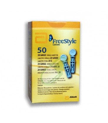 Abbott Diabetes Linea Controllo Glicemia Freestyle Lite 50 Lancette pungidito