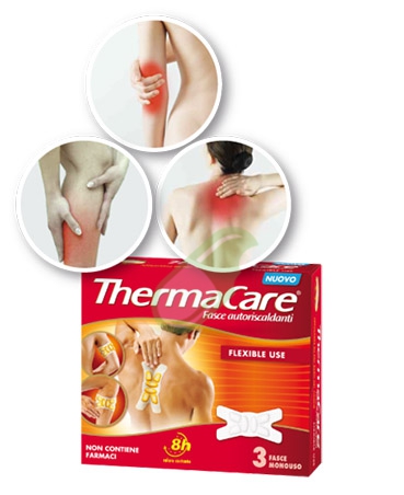 Thermacare Linea Salute e Benessere 3 Fasce Autoriscaldanti Flexible use