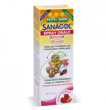Phytogarda Linea Rimedi Naturali Sanagol Propoli Spray Junior Gusto Fragola 20ml