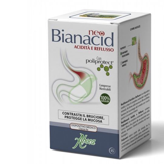 Aboca Naturaterapia Linea Salute Gastrointestinale NeoBianacid 45 compresse
