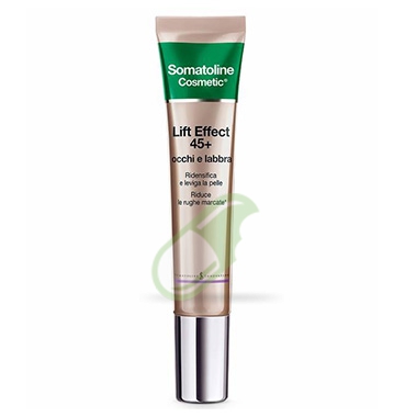 Somatoline Cosmetic Linea Lift Effect 45+ Levigante Contorno Occhi e Labbra 15ml