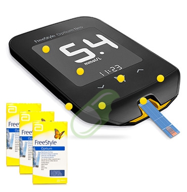 Abbott Diabetes Care Linea Controllo Glicemia Optium Neo Misuratore + Strisce