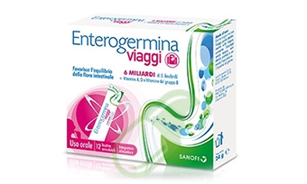 Sanofi Linea Benessere dell'Intestino Enterogermina Viaggi 12 Buste
