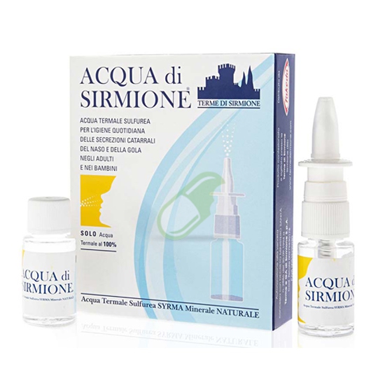 Acqua di Sirmione Protezione Vie Respiratorie Acqua Termale Spray 6 Flaconcini