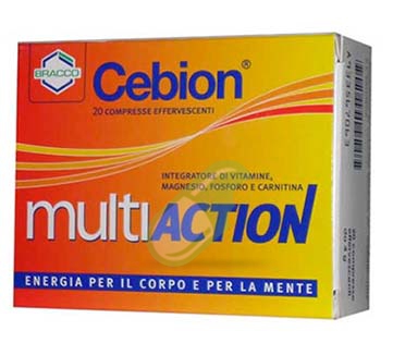 Cebion Linea Multiaction Stress Fisico e Mentale 20 Compresse Effervescenti