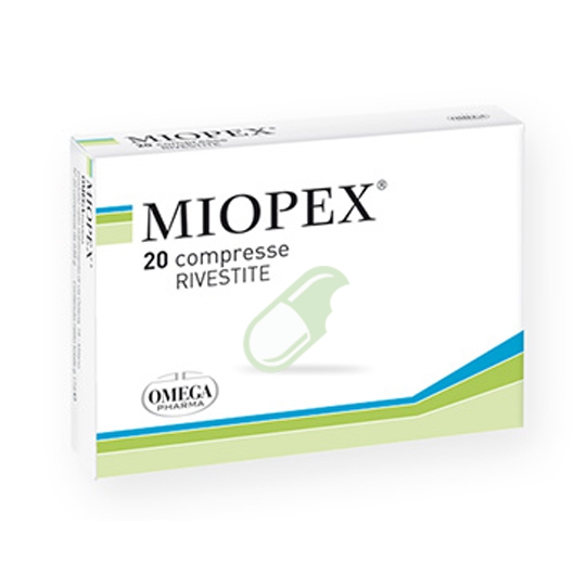 Omega Pharma Integratori Linea Benessere Visivo Miopex Integratore 20 Compresse