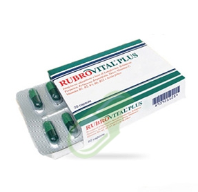 PIAM Farmaceutici Linea Immunostimolatori Rubrovital Plus Integratore 20 Capsule