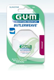 Gum Linea Bocca Sana  ButlerWeave Filo Interdentale 1055