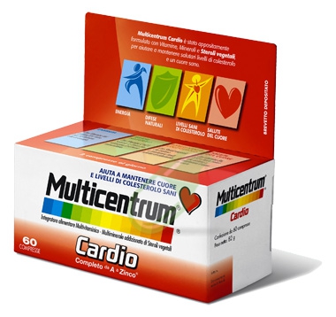 Multicentrum Linea Cardio Integratore Alimentare Benessere Cuore 60 Compresse
