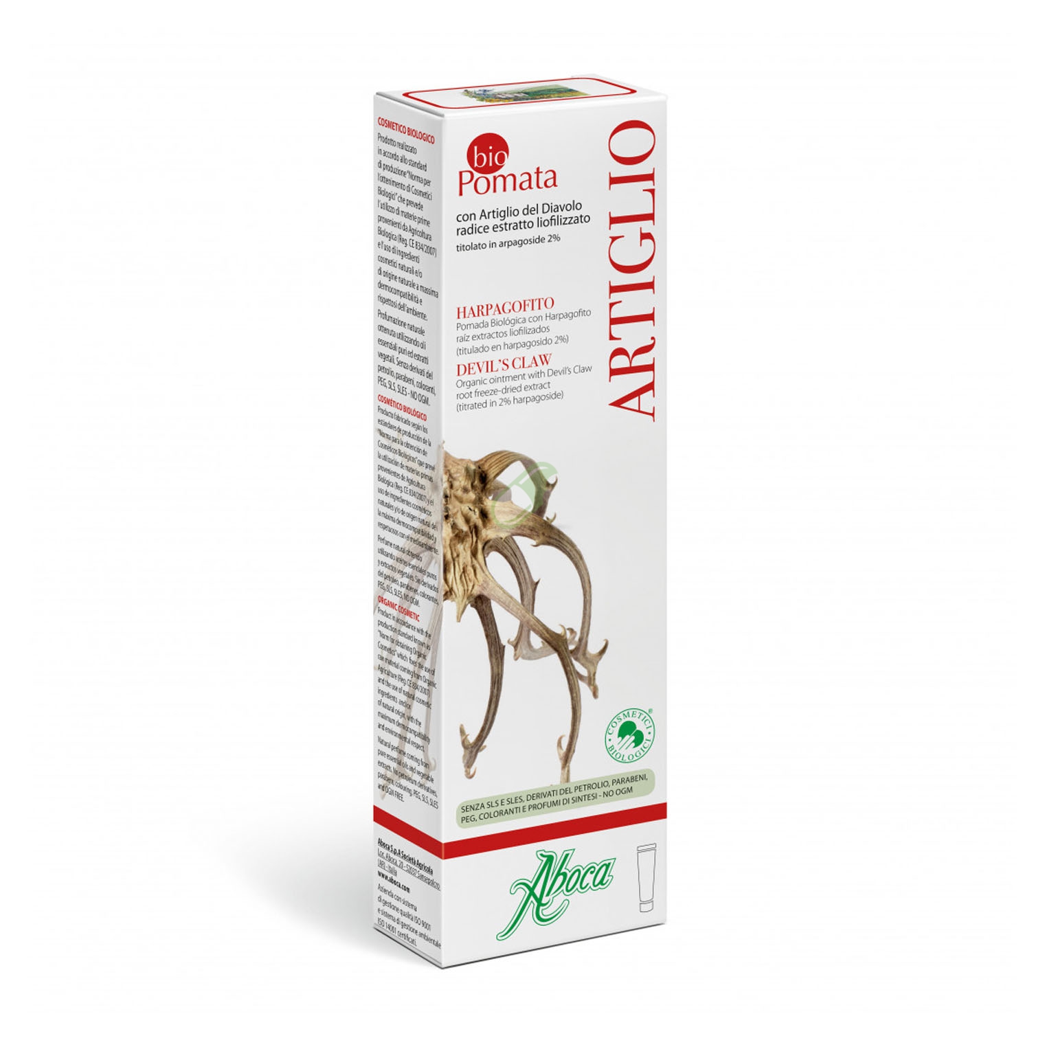 Aboca Naturaterapia Linea Pelle BioPomata Dolore Artiglio del Diavolo 50 ml