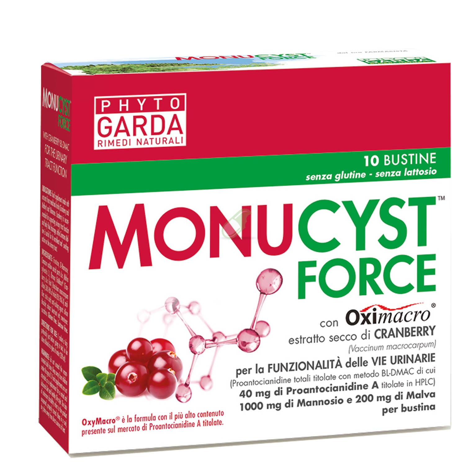 Phytogarda Linea Vie Urinarie Monucyst Force Integratore 10 Bustine