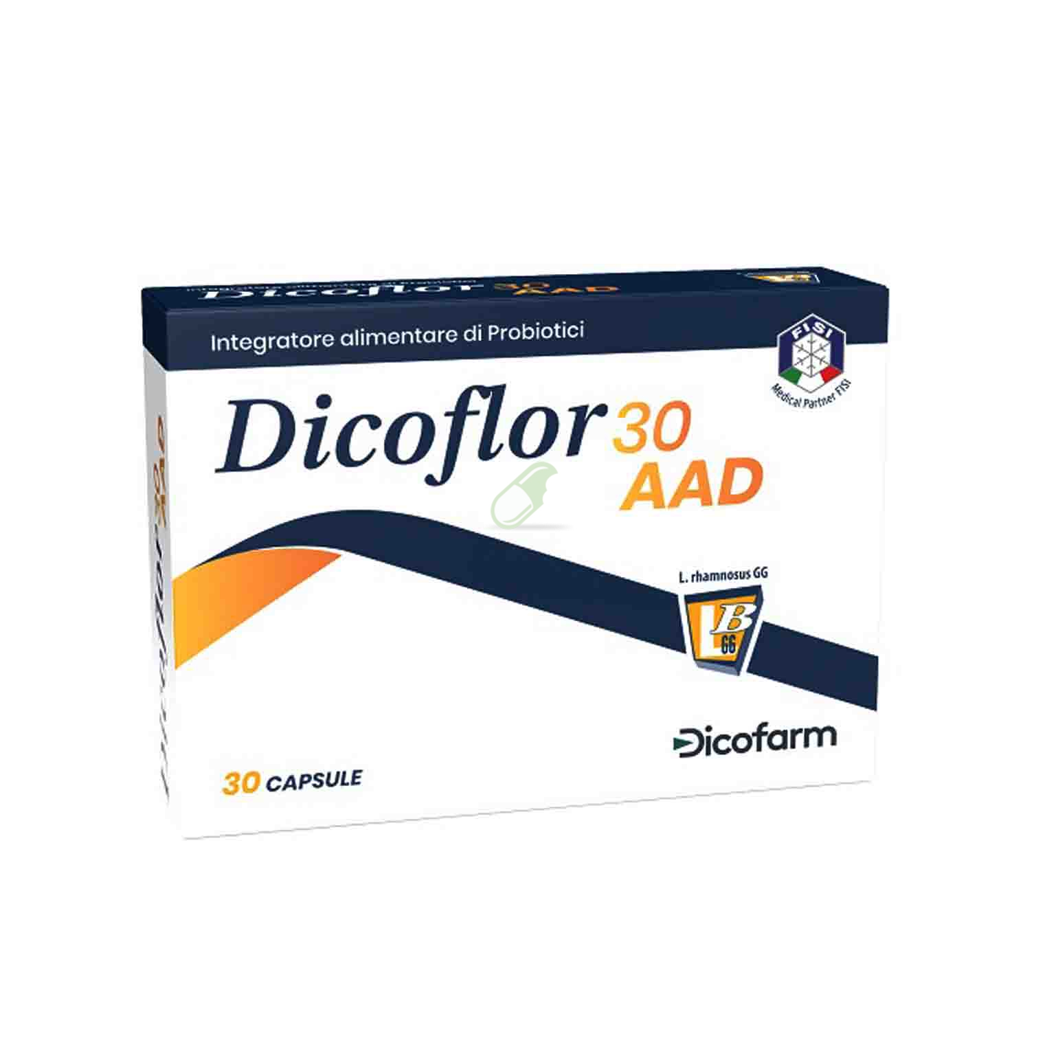 Dicofarm Linea Intestino Sano Dicoflor 30 AAD Probiotico Integratore 30 Capsule