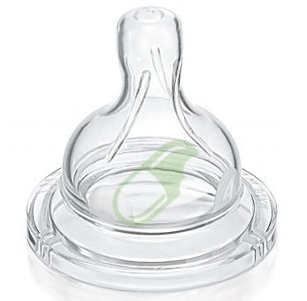 Avent Tettarella in Silicone 4 Fori 6m+ 2 pz