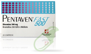 PharmaSuisse Laboratories Linea Benessere Circolatorio Pentaven Fast 500 20 Comp