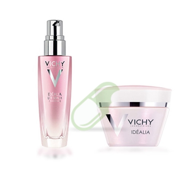 Vichy Linea Idealia Life Serum Siero Viso Levigante+Idealia Crema pelli Secche