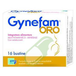 Effik Italia Linea Gravidanza e Allattamento Gynefam Oro 16 Bustine Orosolubili