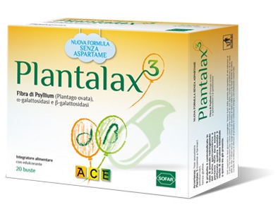 Sofar Linea Benessere dell'Intestino Plantalax 3 Gusto ACE 20 Bustine