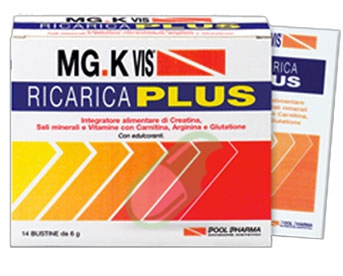 MGK VIS Linea Integratori Energetici Ricarica Plus Granulato 14 Buste Arancia