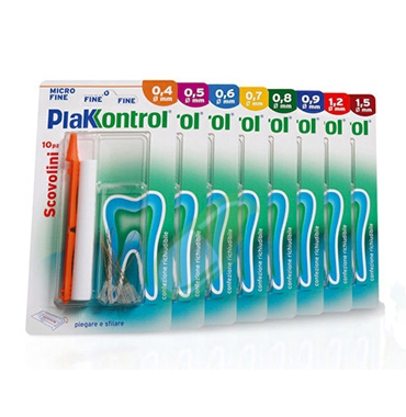 Plakkontrol Linea Igiene Interdentale Quotidiana 10 Scovolini no Manico 0,6 mm