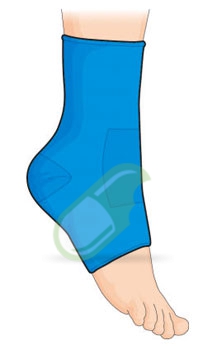 Gibaud Sport Cavigliera Calzino Blu Taglia 3