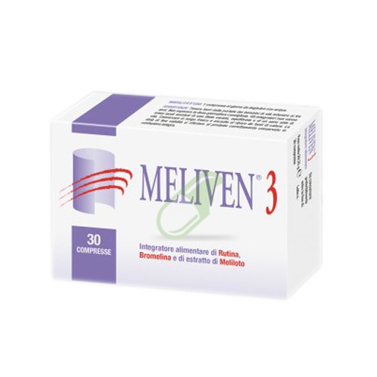 Natural Bradel Linea Microcircolo Meliven 3 Integratore 30 Compresse