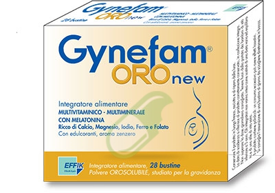 Effik Italia Linea Gravidanza e Allattamento Gynefam Oro New 28 Bustine Oros.