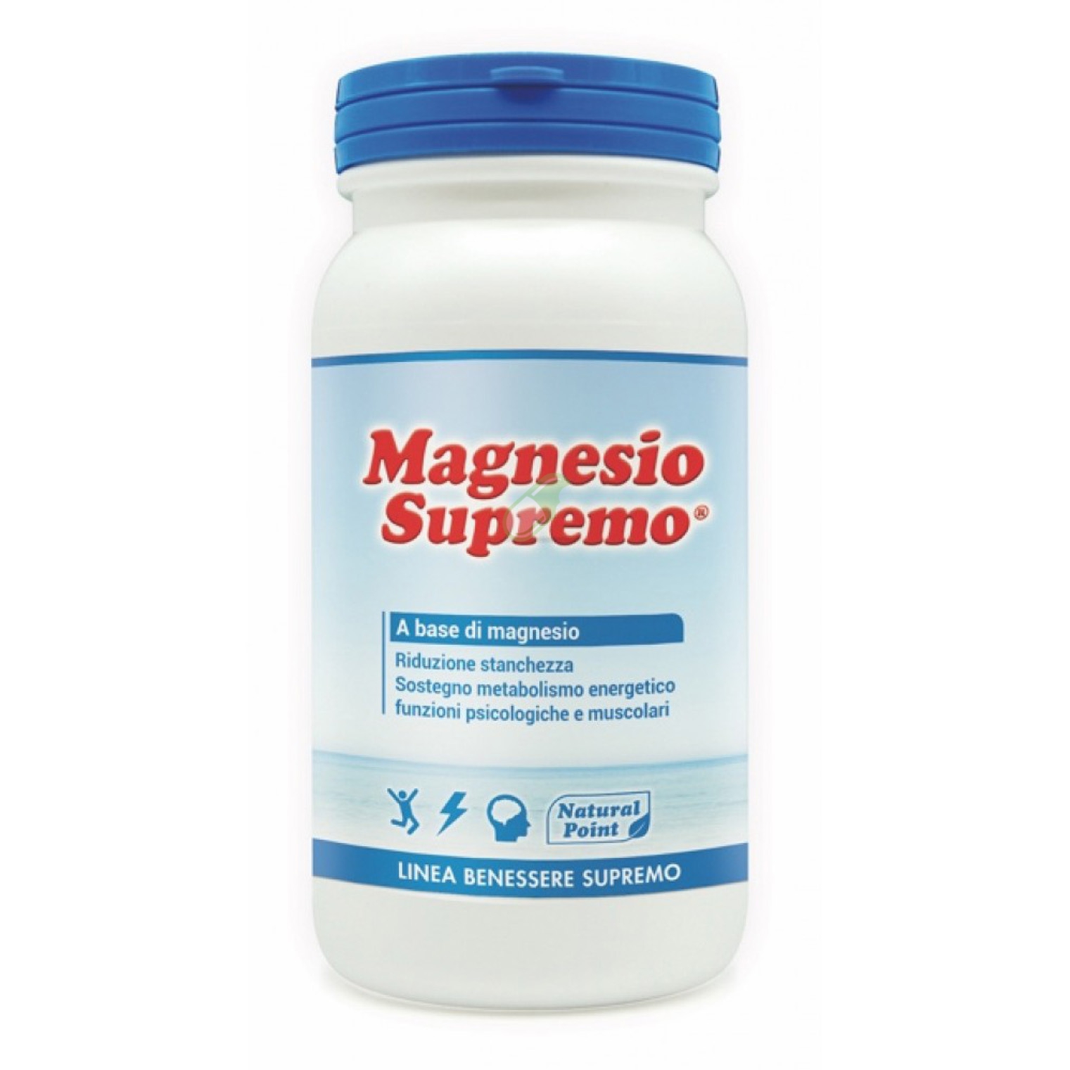 Natural Point Linea Benessere Magnesio Supremo Polvere Integratore 150 g