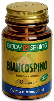 Body Spring Integratore Alimentare Biancospino 50 Capsule