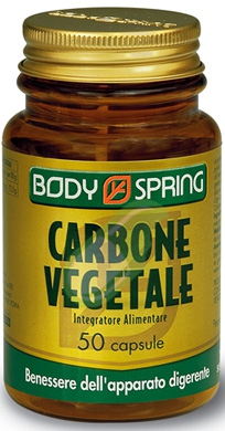Body Spring Integratore Alimentare Carbone Vegetale 50 Capsule
