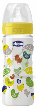 Chicco Biberon Benessere Ironic Silicone 330 ml 0+