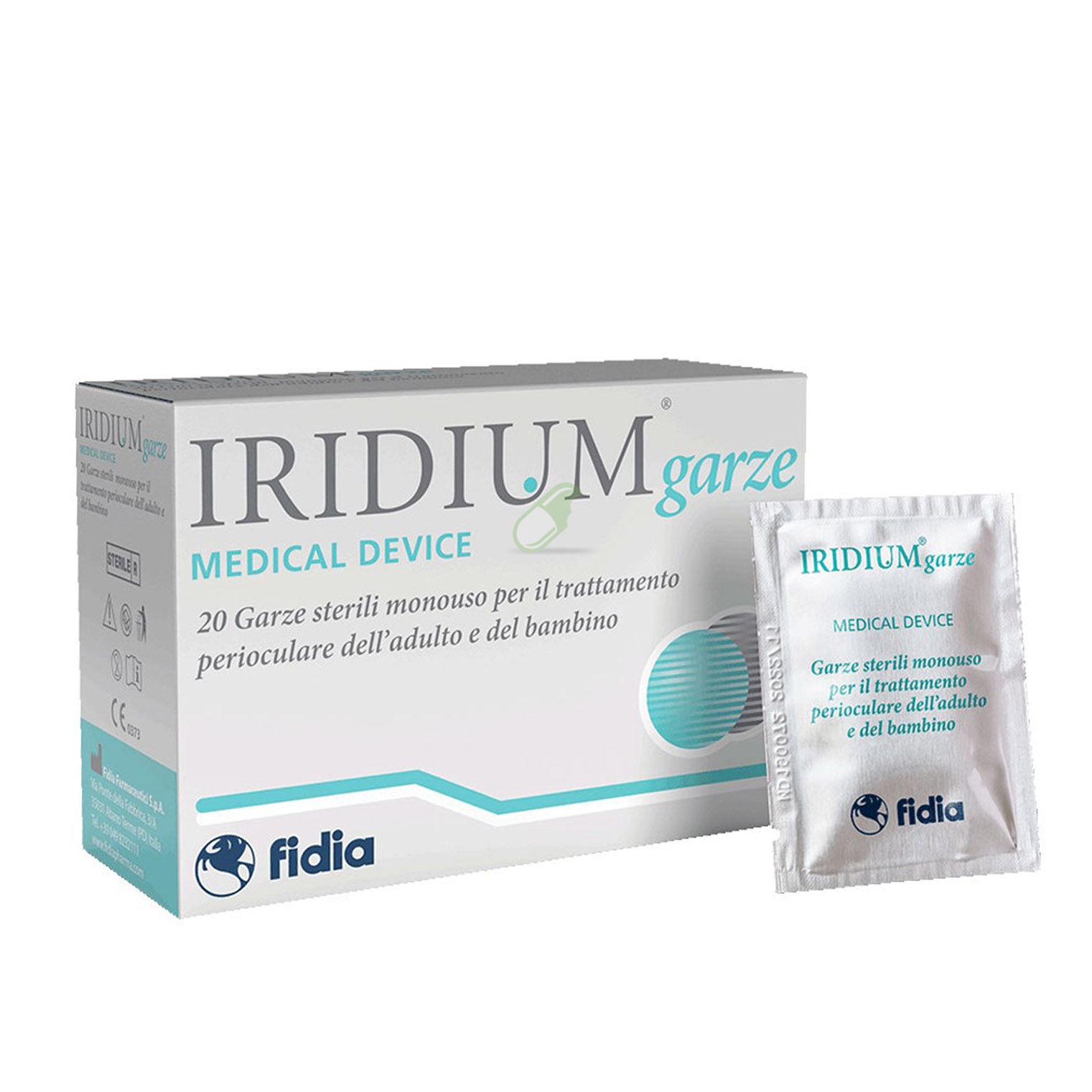 Fidia Farmaceutici Linea Benessere dell'Occhio Iridium Garze Oculari 20 Garze