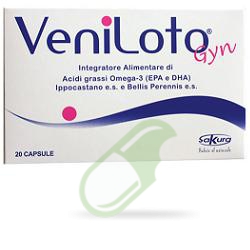 Sakura Linea Circolo e Microcircolo Veniloto Gyn integratore 20 Capsule