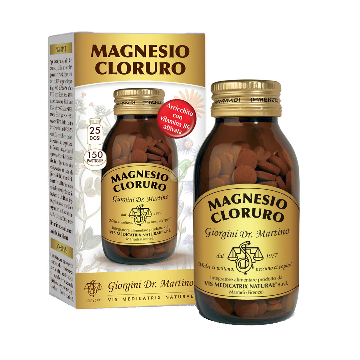 Dr.Giorgini Linea Benessere Magnesio Cloruro Integratore 150 Pastiglie
