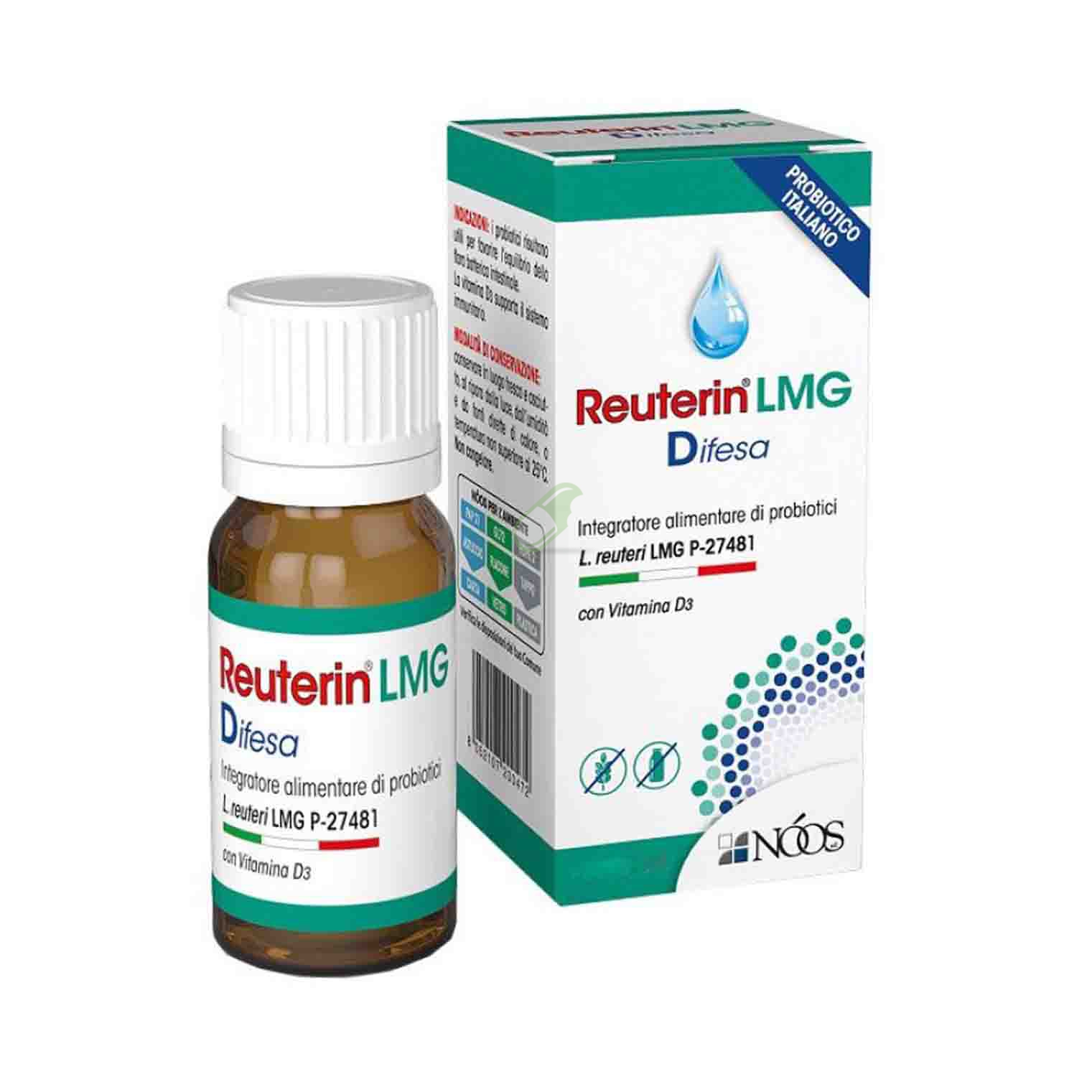 NOOS Srl Linea Intestino Sano Reuterin D3 Difesa Gocce Fermenti Lattici 8 ml