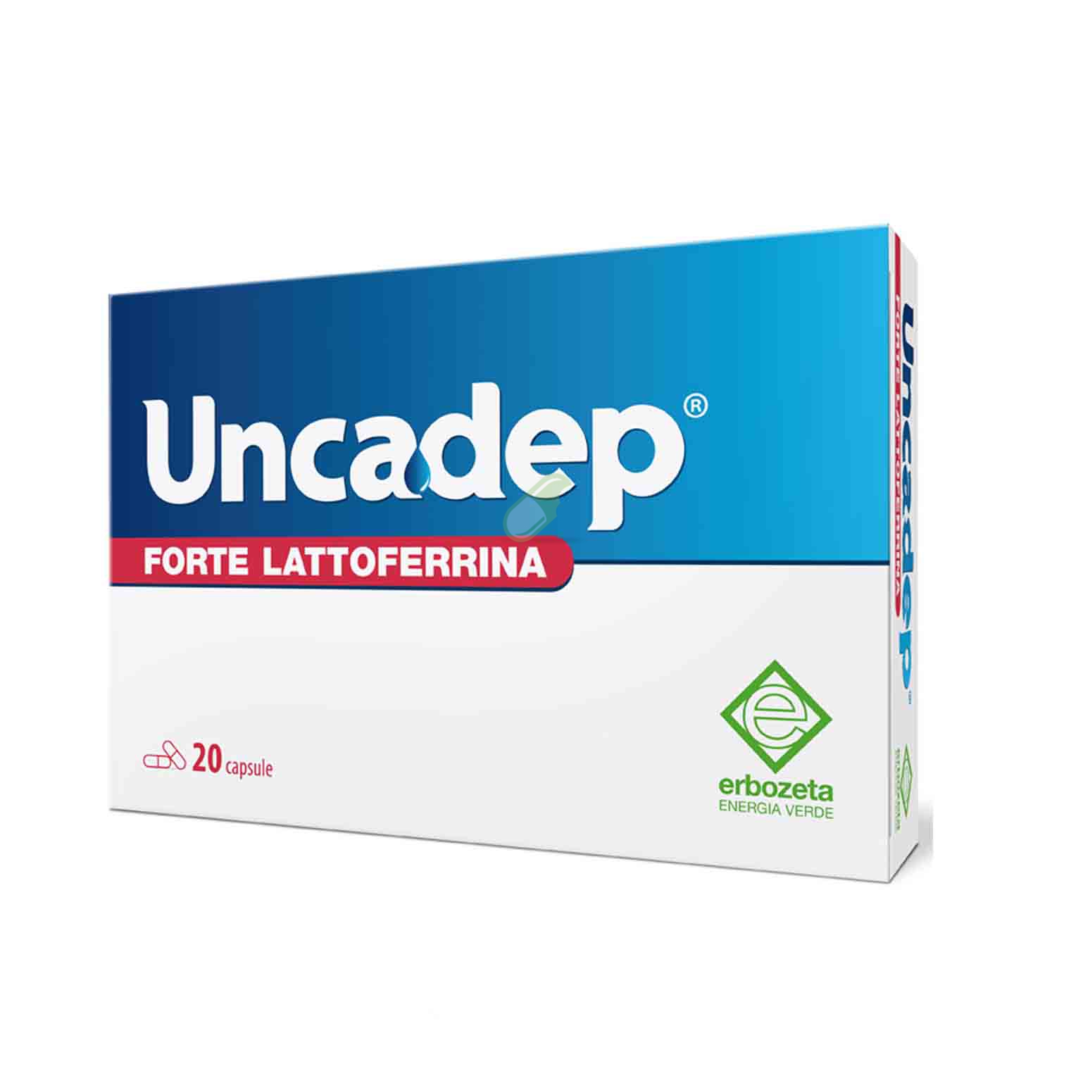 Erbozeta Linea Immunostimolanti Uncadep Forte Lattoferrina Integratore 20 Caps