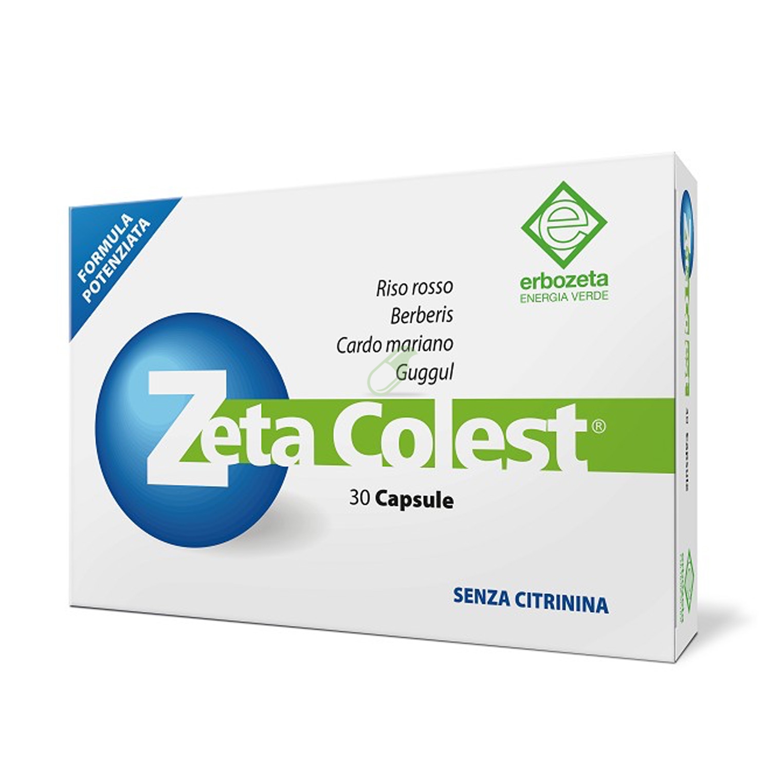 Erbozeta Linea Controllo del Colesterolo e Triglicerdi Zeta Colest 30 Capsule