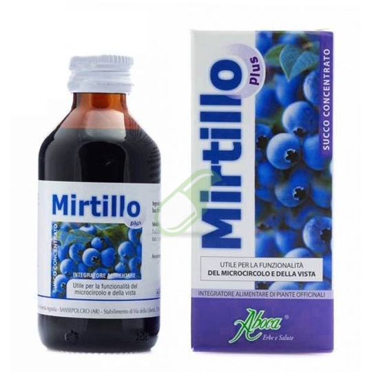 Aboca Naturaterapia Linea Vista e Microcircolo Mirtillo Plus Concentrato 100 ml