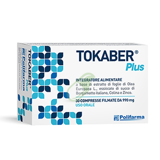 Polifarma Linea Controllo del Colestrolo Tokaber Plus Integratore 30 Compresse