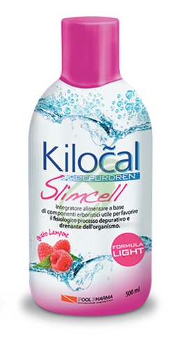 Kilocal Linea Depurdren Slimcell Formula Light Integratore 500 ml Lampone