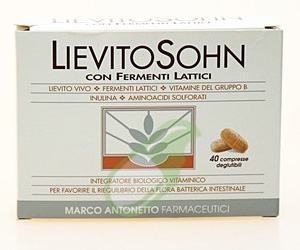 LievitoSohn Linea Pelle e Capelli Integratore Lievito di Birra 40 Compresse