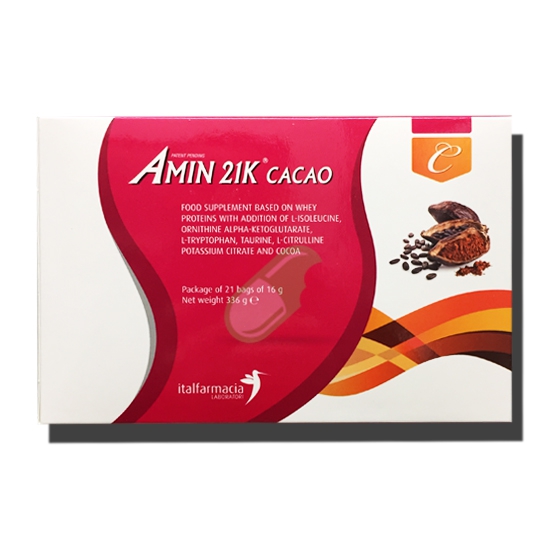 Italfarmacia Srl Linea Integrazione  Amin 21 k Gusto Cacao 21 Bustine