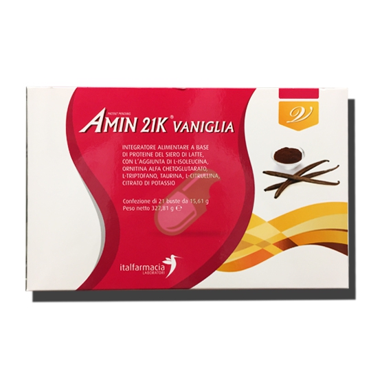 Italfarmacia Srl Linea Integrazione  Amin 21 k Gusto Vaniglia 21 Bustine