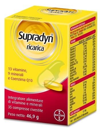 Supradyn Linea Ricarica Supradyn Ricarica Integratore 35 Compresse
