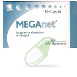 Deltha Pharma Linea Colesterolo e Trigliceridi Meganet Integratore 30 Capsule