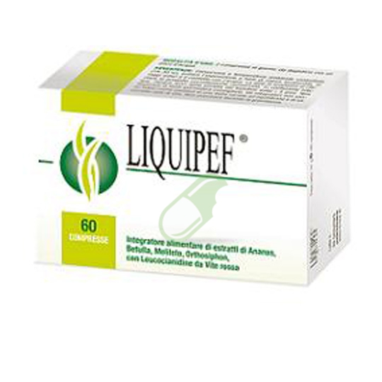 Natural Bradel Linea Drenante Liquipef Integratore 60 Compresse