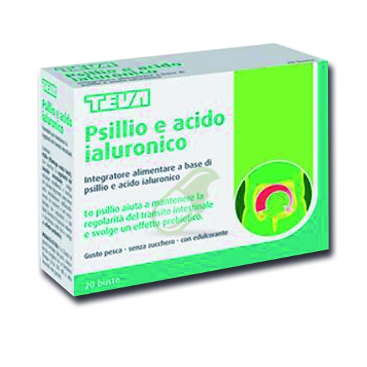 Teva Italia Srl Linea Intestino Sano Psillio e Acido ialuronico 20 Bustine