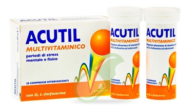 Acutil Multivitaminico Linea Classic Integratore Alimentare 20 Cpr Effervescenti