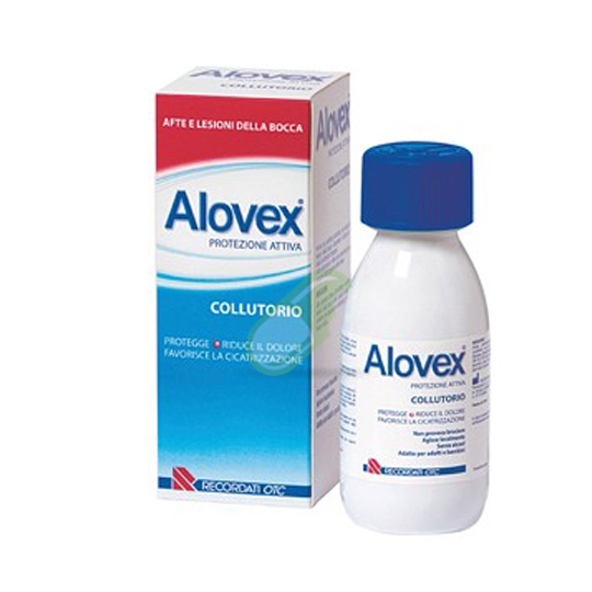 Alovex Linea Protezione Orale Colluttorio Lenitivo Lesioni Mucosa Orale 120 ml