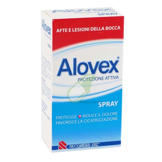Alovex Linea Protezione Orale Spray Lenitivo Lesioni Mucosa Orale 15 ml