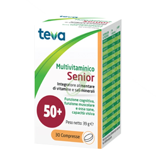 Teva Italia Srl Linea Integrazione Multivitaminico Senior 30 Compresse